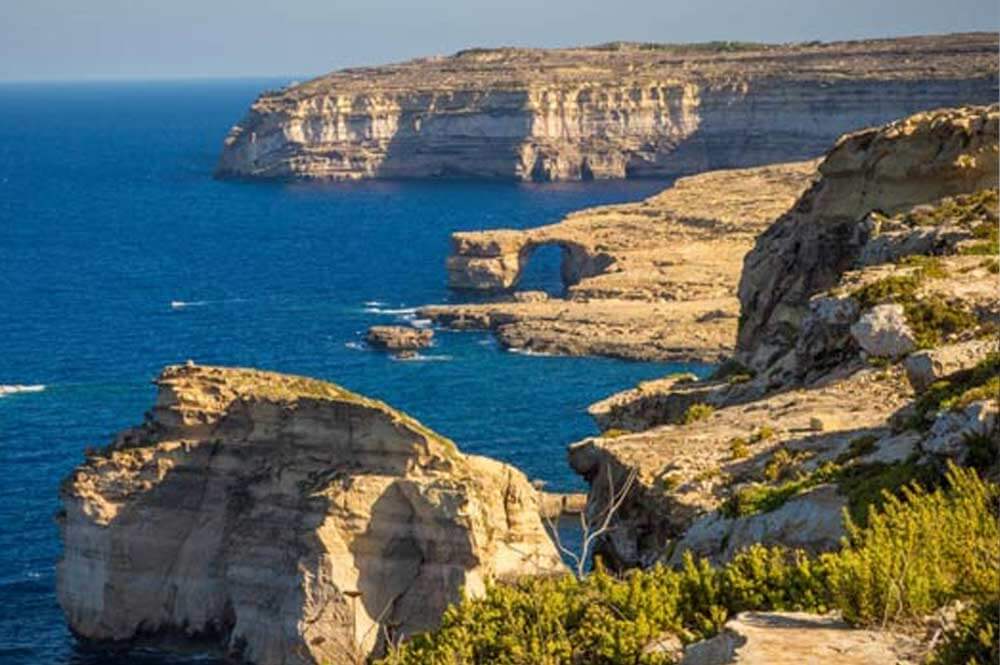 Natural Gozo View Points Azures Window Before