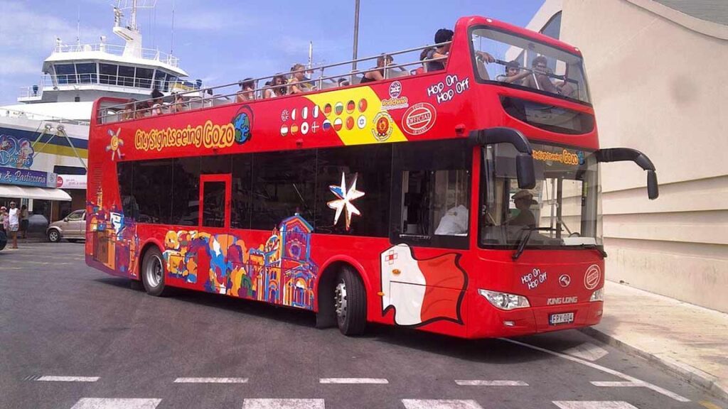 Holiday tour Bus in Gozo