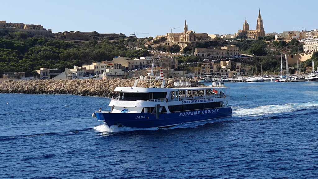 Gozo ferry from Ċirkewwa in Malta